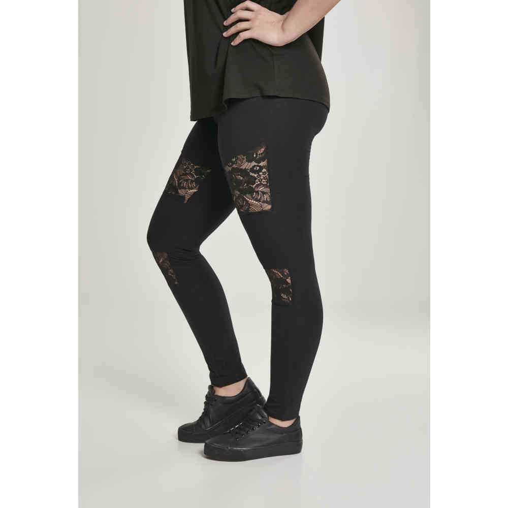 Urban Classics - Lace Inset Gamaschen - Schwarz